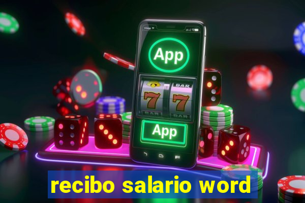 recibo salario word